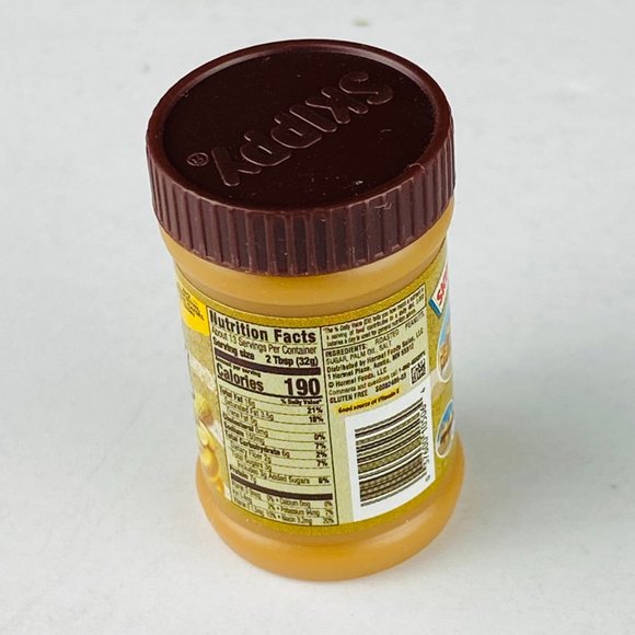 Mini Size Skippy Natural Creamy Peanut Butter Kids Toy Miniature Collectible - Picture 4 of 5